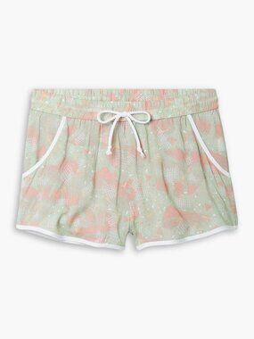 PARADISED Hanna Voile Shorts in Sage Scribble Print Size XL Brand New NWT